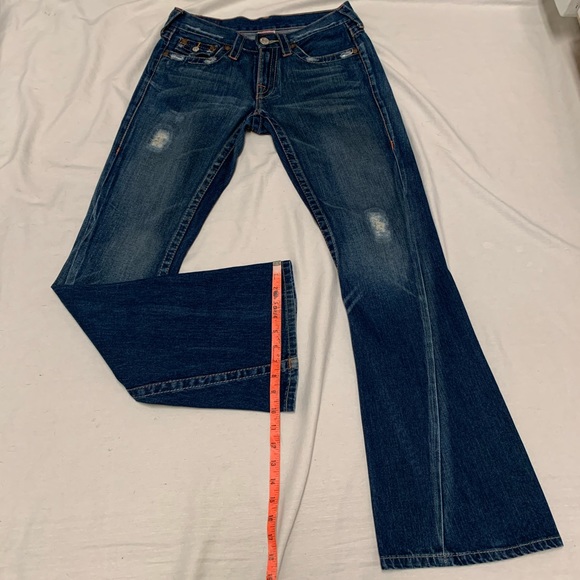 Joey Flared Leg Twisted Hem Bootcut Jeans LIKE NEW - Picture 6 of 8